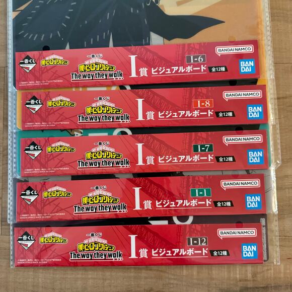 5 My Hero Academia Anime Ichiban Kuji Prize Visual Art Sheet Clear File Poster - Picture 4 of 10